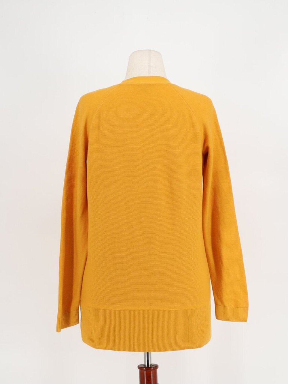 TALBOTS Girlfriend Cardigan Sweater in Gold Yellow Size L - Picture 5 of 7